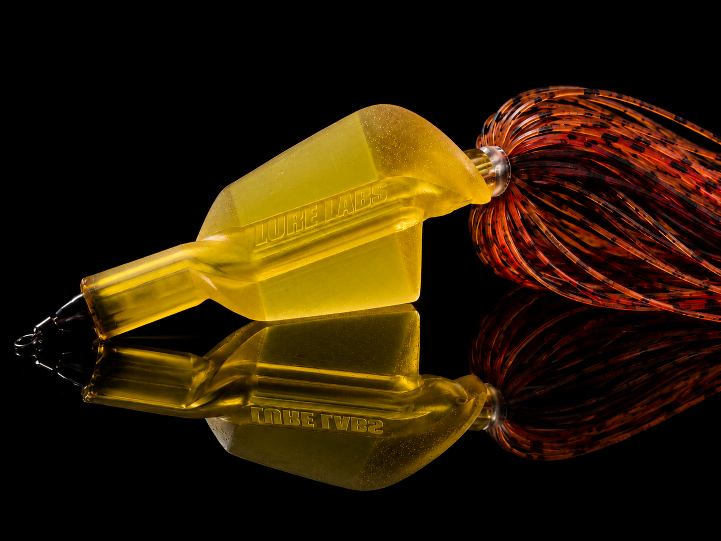 BladeFletch™ - Yellow, Fire Craw Skirt (2/5oz)