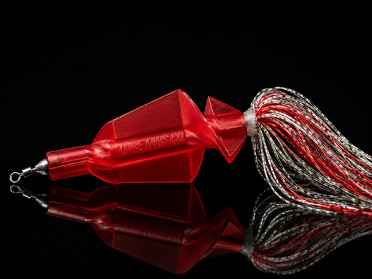 BladeFletch™ - Red Reaper, Blood Shad Skirt (2/5oz)