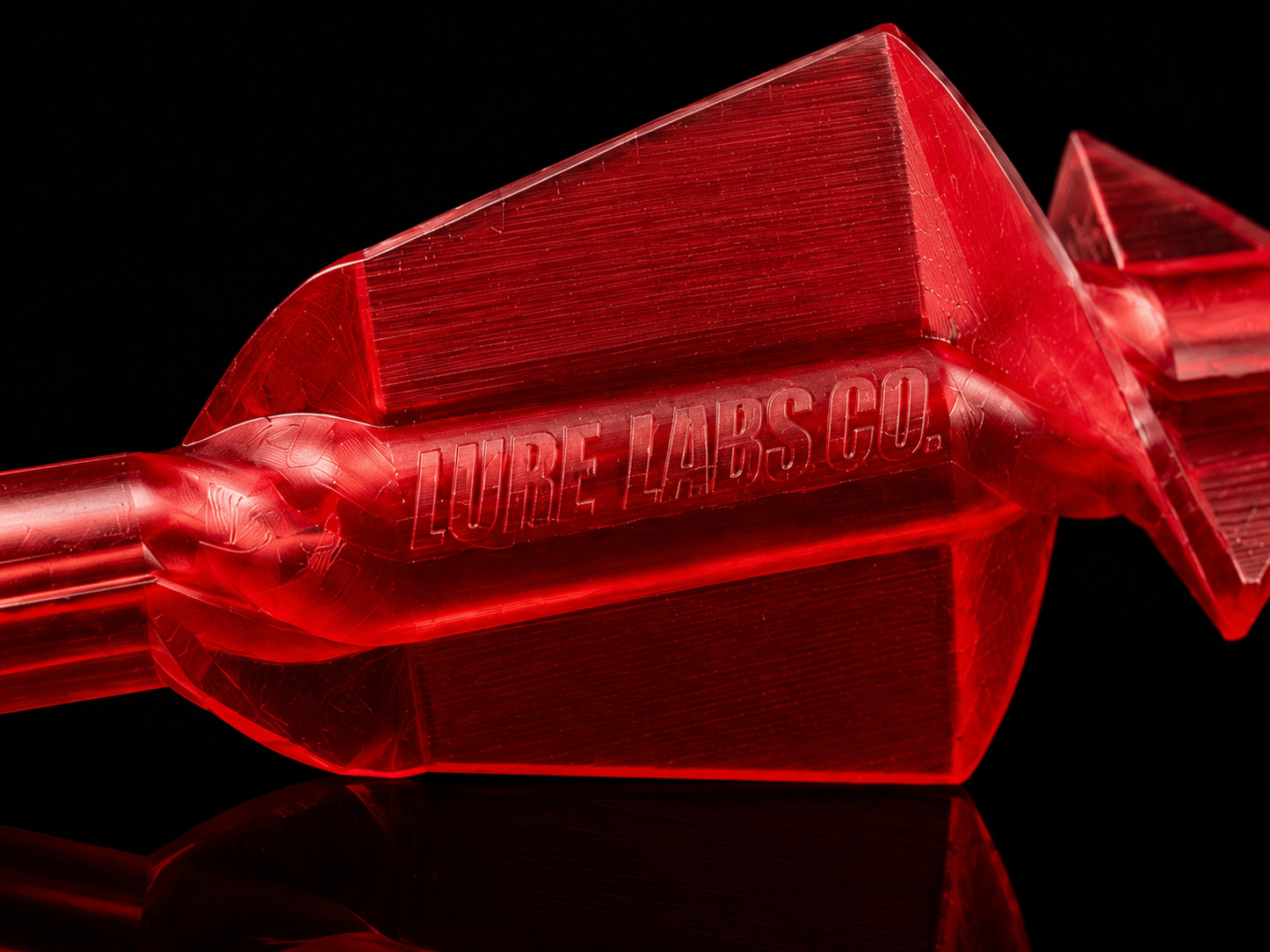 BladeFletch™ - Red Reaper, Wild Perch Skirt (2/5oz)